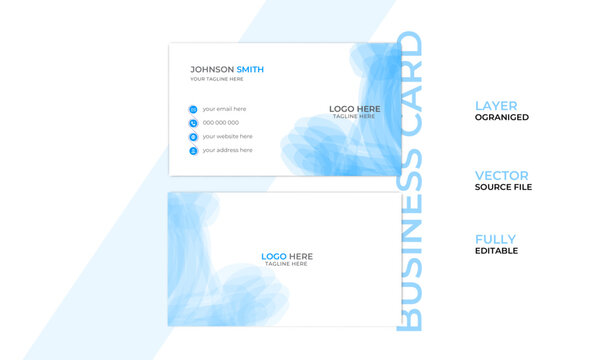 Modern Vector Business Card Design