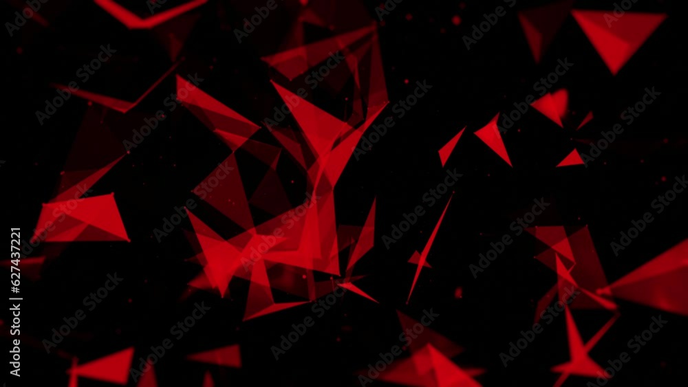 Poster abstract digital connection moving dots and lines. 4k digital connection technology background. netw