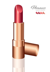 open lipstick old rose colour with more shades to use