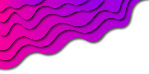 Abstract violet and purple liquid gradient wave decorative background.and coior full background.