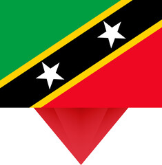 Saint Kitts and Nevis national flag.