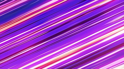 Anime Speed Lines. Fast speed neon glowing flashing lines streaks in purple pink and cool blue color. 3d illustration