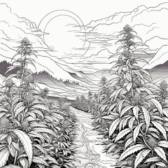 Cannabis Field