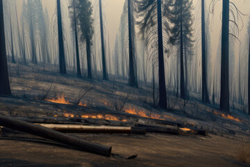 These prompts continue to emphasize the importance of fire prevention, responsible forest management, and the need to protect our environment and communities from the devastating impact of wildfires. 