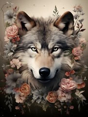 Wildnis und Stärke: Die majestätische Präsenz des Wolfs