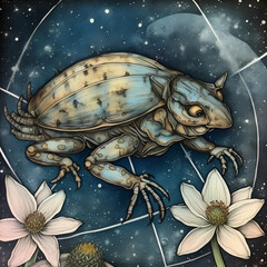 illustration of a snail