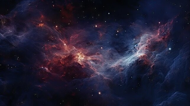 Beautiful views of deep and uncharted space