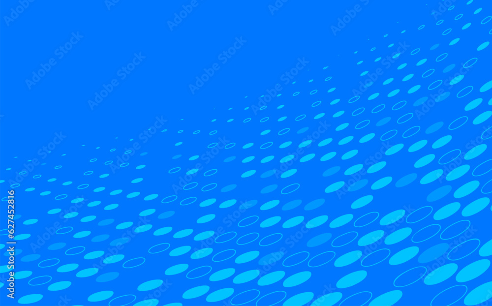 Poster abstract blue circle geometric pattern design decorative artwork. overlapping with simple style back
