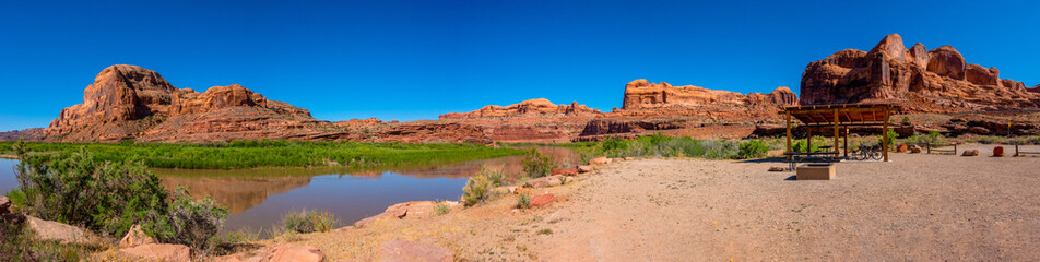 View from Gold Bar campsite ,Moab