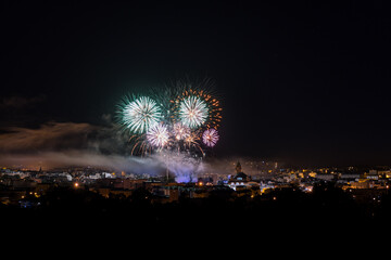 Firework 2023 14 July of Limoges CityScape