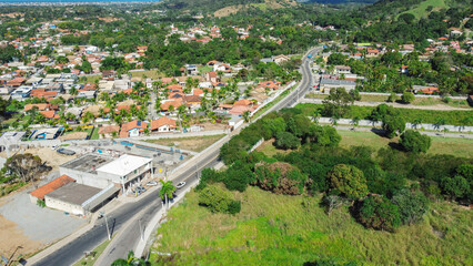 Fototapeta premium Estrada de Itaipuaçu, distrito de Maricá (RJ). 