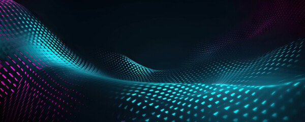 Obraz premium Abstract digital background. Data universe illustration. Ideal for depicting network abilities, technological processes, digital storages, science, education, etc.