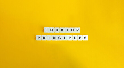 Equator Principles Banner and Concept.