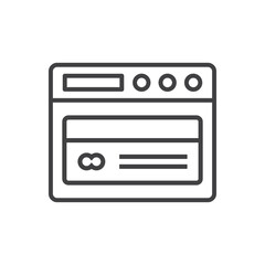credit card online payment icon