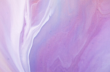 Abstract created using the technique of liquid acrylic. Abstract ethereal swirl. Trendy wallpaper.