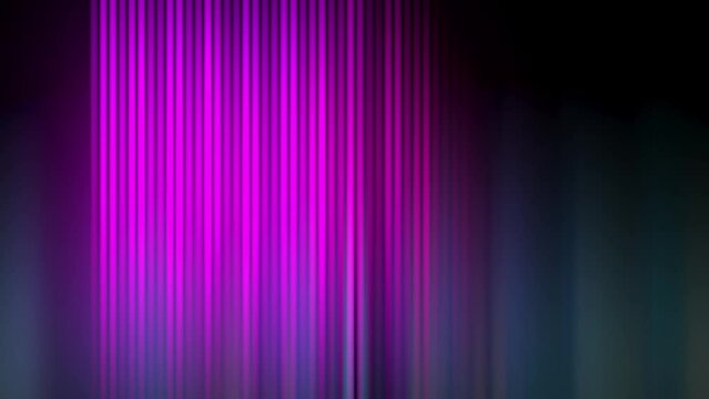  abstract purple violet magic glowing modern digital beams in retro striped style. Blurred mystical animation video.