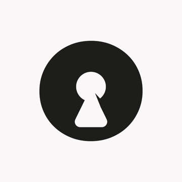 Letter O Key Hold Logo Design. Locked Icon, Security, Protection, Safe Symbol Vector Template