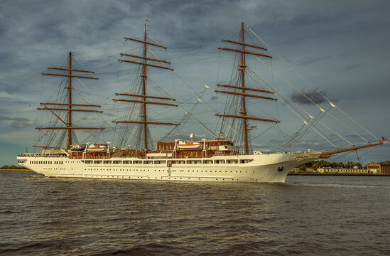 cruise ship in the port