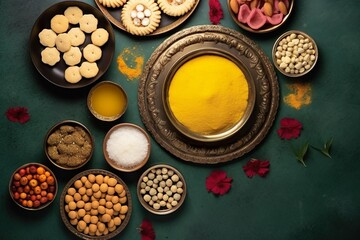 Festival Sweets Close Up look made with AI Generated