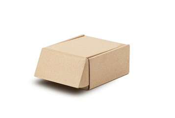 Cardboard box isolated on a transparent background