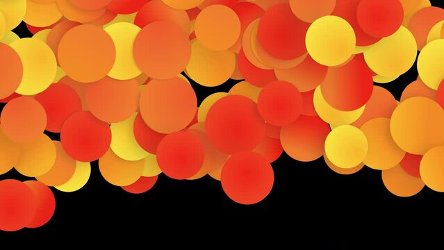 Summer hot sun bubbles ball heat wave transition with alpha channel matte. Transition made from hot spheres going up to reveal transparent background. Simple transition.