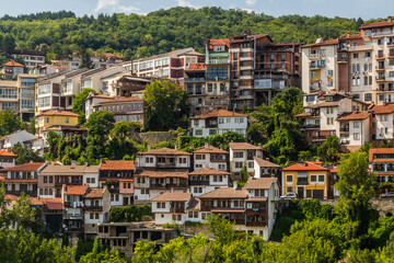 Fototapeta na wymiar View of Veliko Tarnovo town, Bulgaria