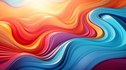 bright groovy psychedelic retro background 