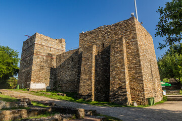 Palace ruins of Tsarevets fortress in Veliko Tarnovo, Bulgaria