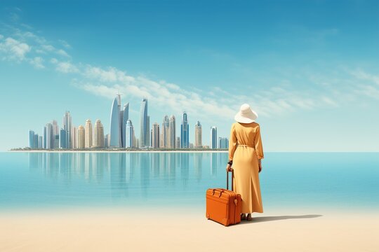 Abu Dhabi United Arab Emirates travel advertising.