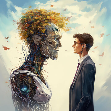 Harmony of Humanity and Machines: Humans and Robots Unite