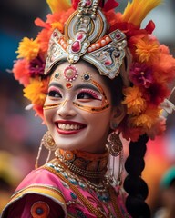 Exuberant Festivity: Cultural Heritage in Full Bloom, generative, ai