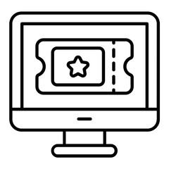 Successful Booking Line Icon