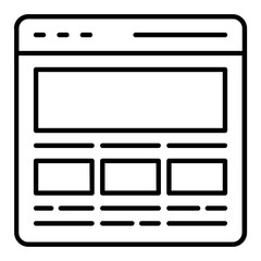 Website Line Icon