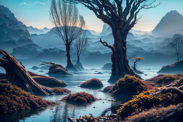 Obraz premium Alien Worlds