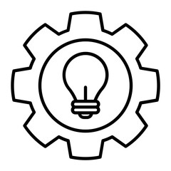 Power Management Line Icon