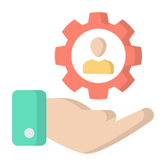 Human Resource Flat Icon