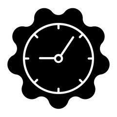 Clock Glyph Icon