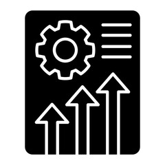 Performance Management Glyph Icon