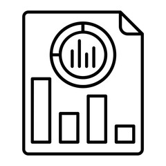 Statistical Inference Line Icon