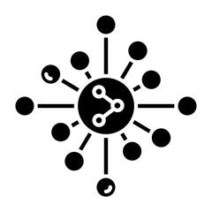 Biological Network Glyph Icon