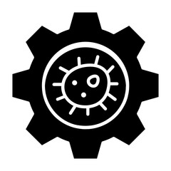 Bioengineering Glyph Icon
