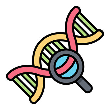Dna Sample Line Color Icon