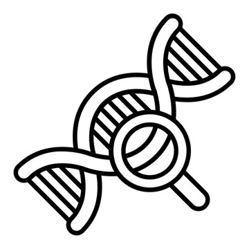 Dna Sample Line Icon