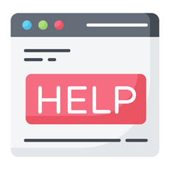 Help Desk Flat Icon