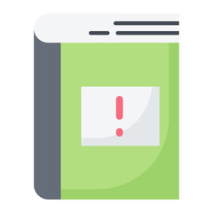 Information Book Flat Icon