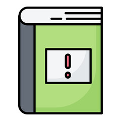 Information Book Line Color Icon