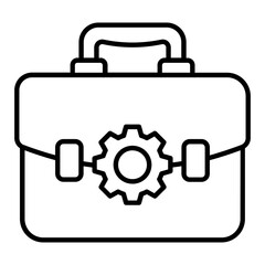 Service Case Line Icon