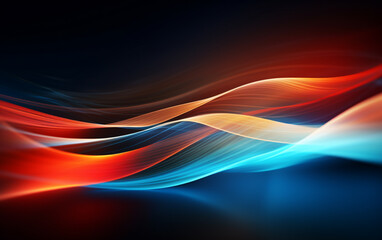 Flowing speed lines technology background