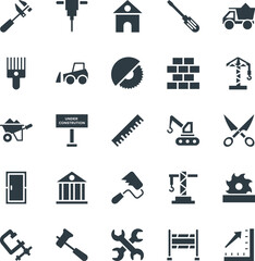 Fototapeta premium Construction Cool Vector Icons 1