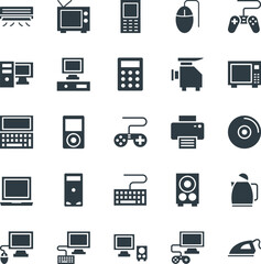Electronic Cool Vector Icons 1

 - obrazy, fototapety, plakaty